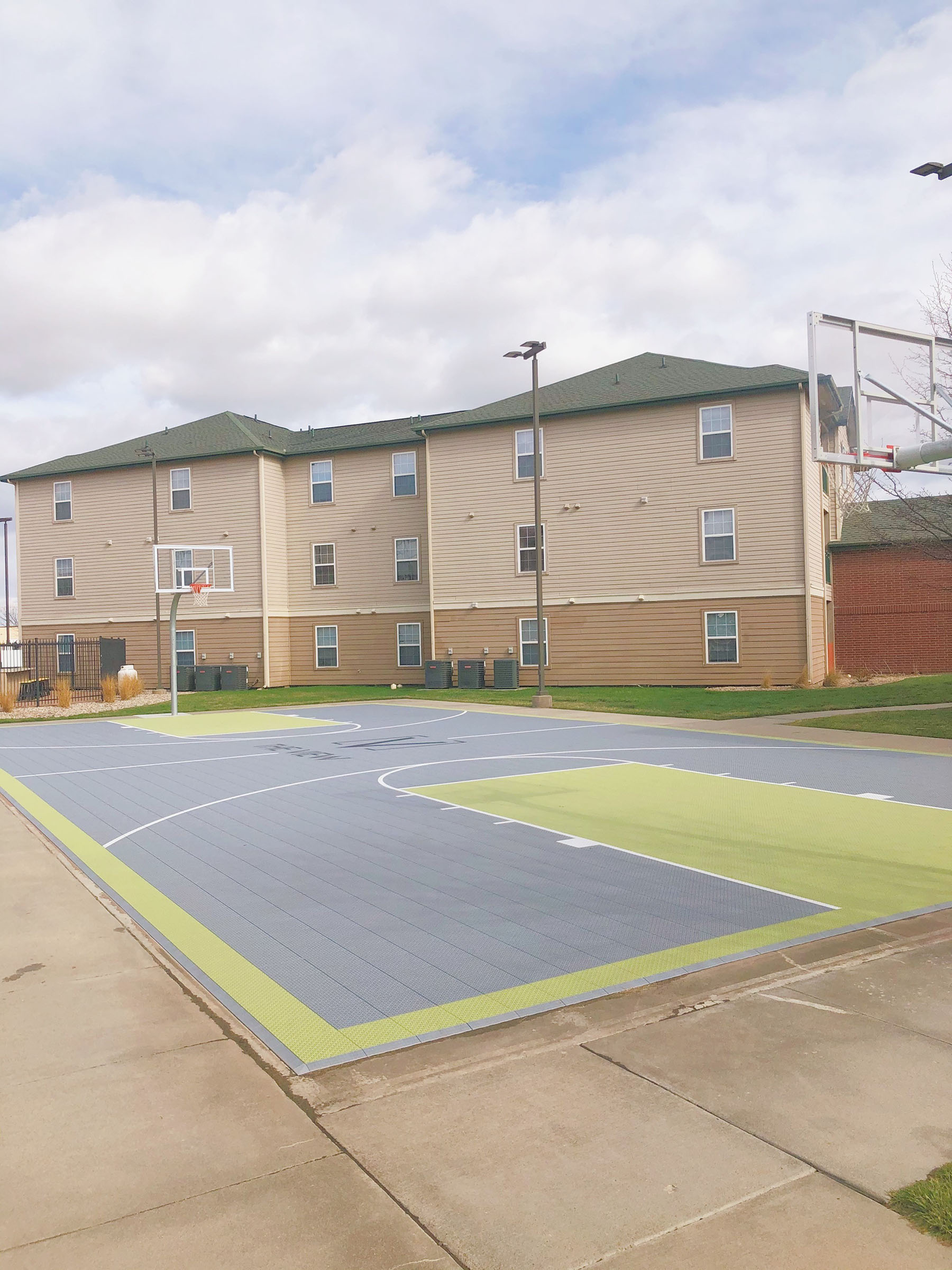 Outdoor Basketball Court | The View Lincoln